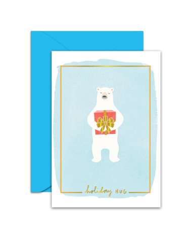 Greeting Card - GC2916-HAL050 - holiday HUG